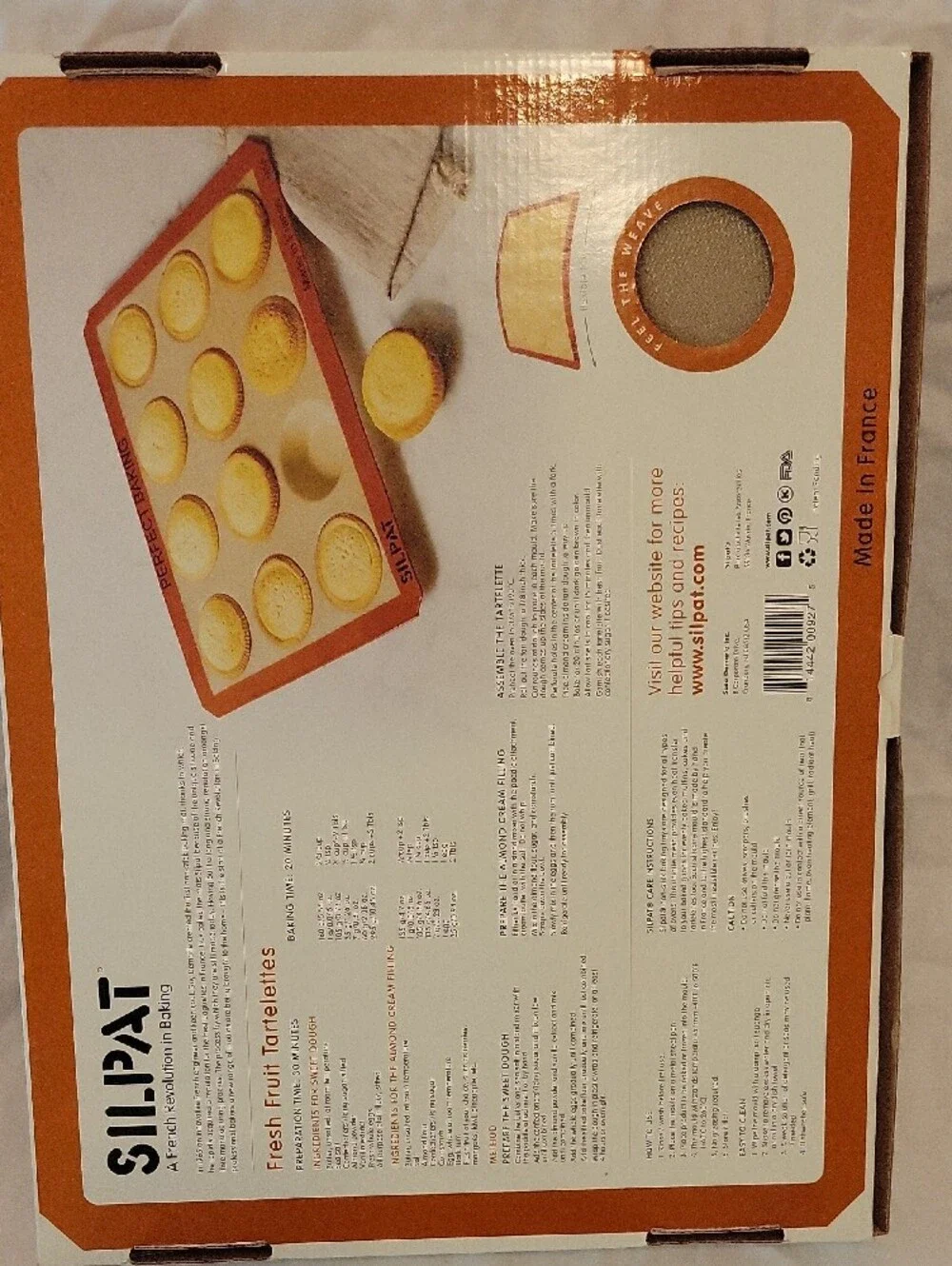 12-Hole Tartelette Tray - Orange